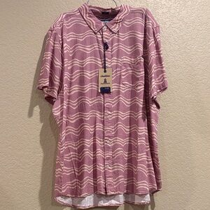 Chubbies Mauve Wave Button-Down Shirt